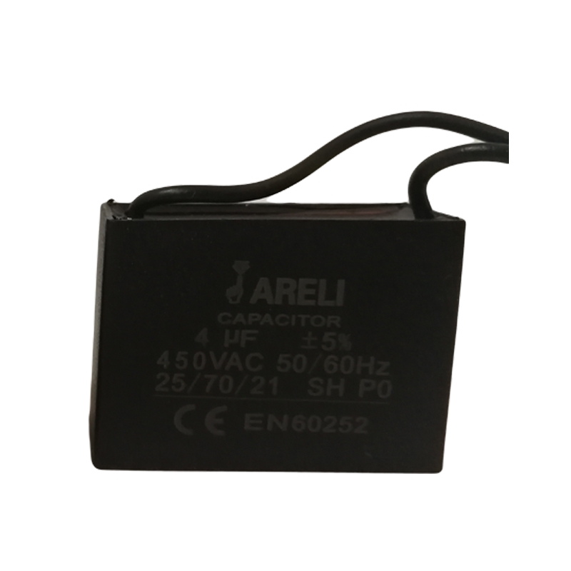 คอนเดนเซอร์เหลี่ยม รุ่น2สาย 450V คอนเดนเซอร์เหลี่ยม รุ่น2สาย 450V