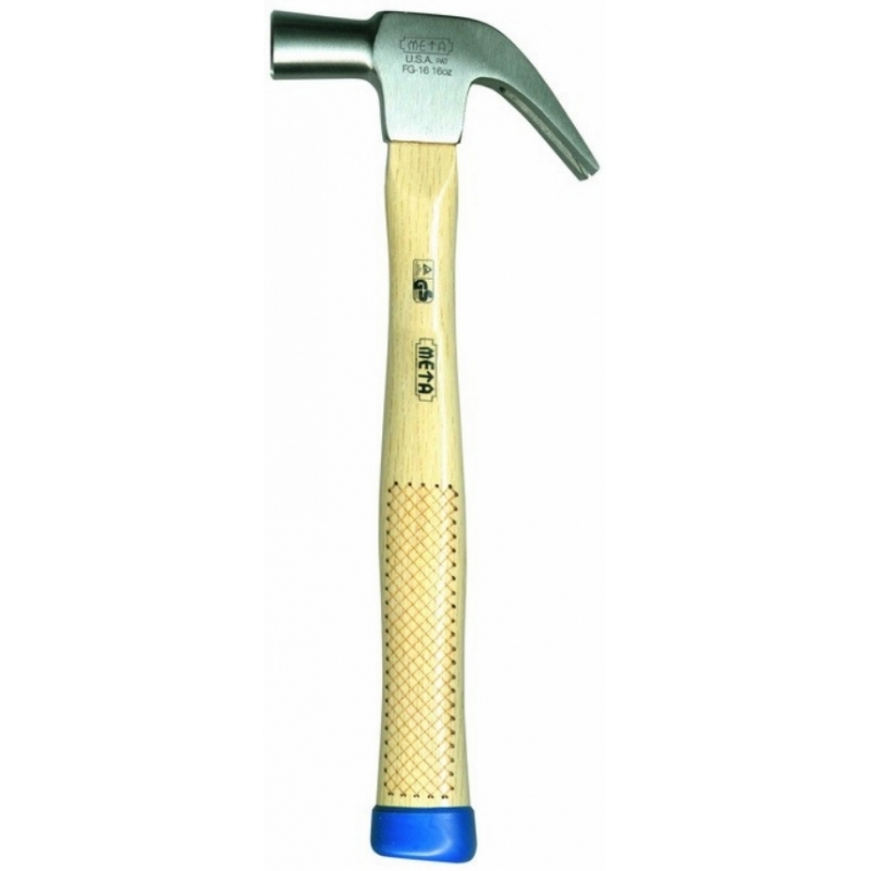 ค้อนหงอนถอนตะปู META ด้ามไม้โอ๊คปลายด้ามหุ้มยาง ขนาด 27 mm #030110 ค้อนหงอนถอนตะปู META ด้ามไม้โอ๊คปลายด้ามหุ้มยาง ขนาด 27 mm #030110