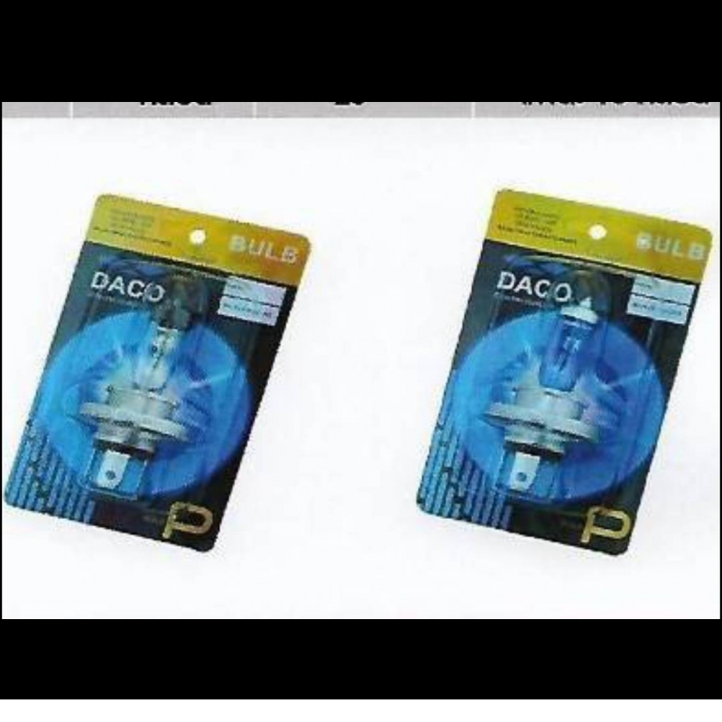 หลอดไฟหน้า DACO 3 ขา H4 12V 35W หลอดไฟหน้า DACO 3 ขา H4 12V 35W