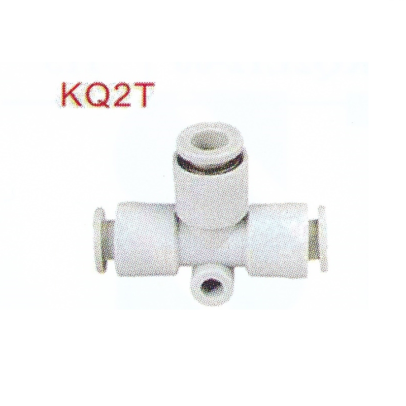 Fitting KQ2T เสียบสายลม3ทาง T Fitting KQ2T เสียบสายลม3ทาง T