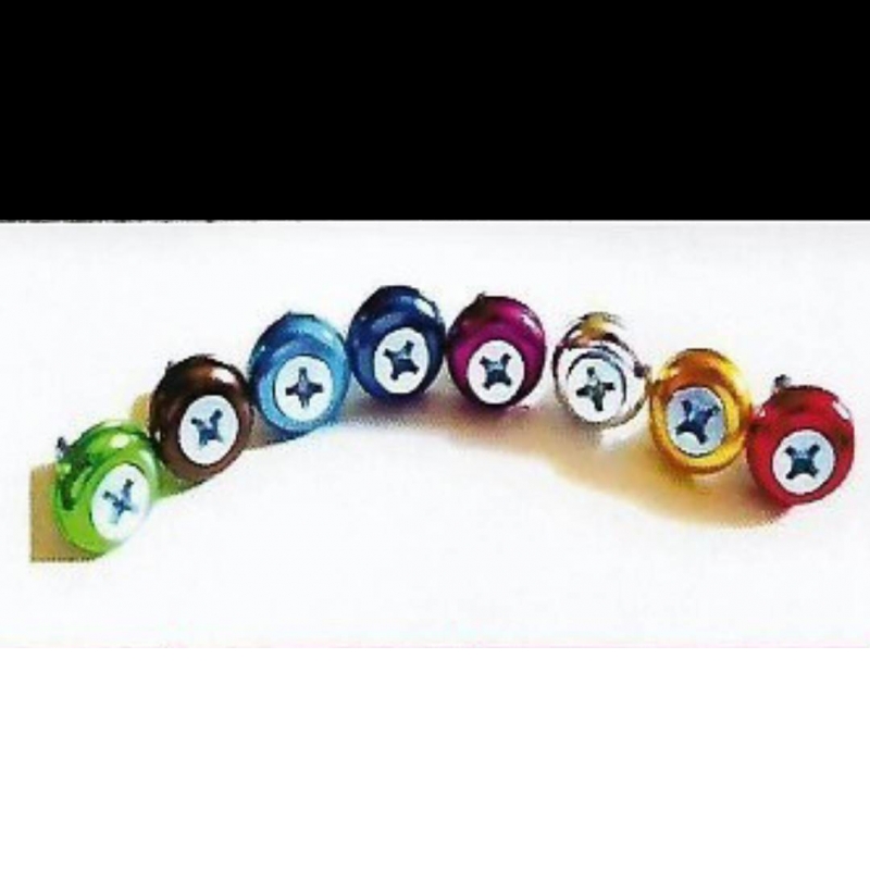 น้อตชาลาเปา (น้อต 4 แฉก) CCP สีทอง / แดง / ฟ้า / น้ำเงิน / ม่วง / เขียว / เงิน / ชา น้อตชาลาเปา (น้อต 4 แฉก) CCP สีทอง / แดง / ฟ้า / น้ำเงิน / ม่วง / เขียว / เงิน / ชา