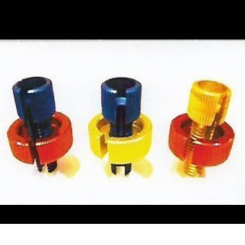 ตัวตั้งระยะครัทช์มิเนียม CNC ทูโทน แกนน้ำเงิน - แดง แกนน้ำเงิน - ทอง แทนเงิน - แดง แกนเงิน - น้ำเงิน ตัวตั้งระยะครัทช์มิเนียม CNC ทูโทน แกนน้ำเงิน - แดง แกนน้ำเงิน - ทอง แทนเงิน - แดง แกนเงิน - น้ำเงิน