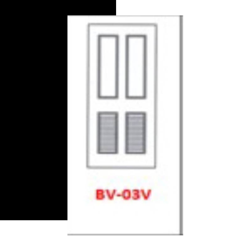 ชุดบานประตู UPVC BRAVO ลูกฝักและบานเจาะเกล็ดระบาย BV-03 V TOP DIAMOND FINGER ชุดบานประตู UPVC BRAVO ลูกฝักและบานเจาะเกล็ดระบาย BV-03 V TOP DIAMOND FINGER