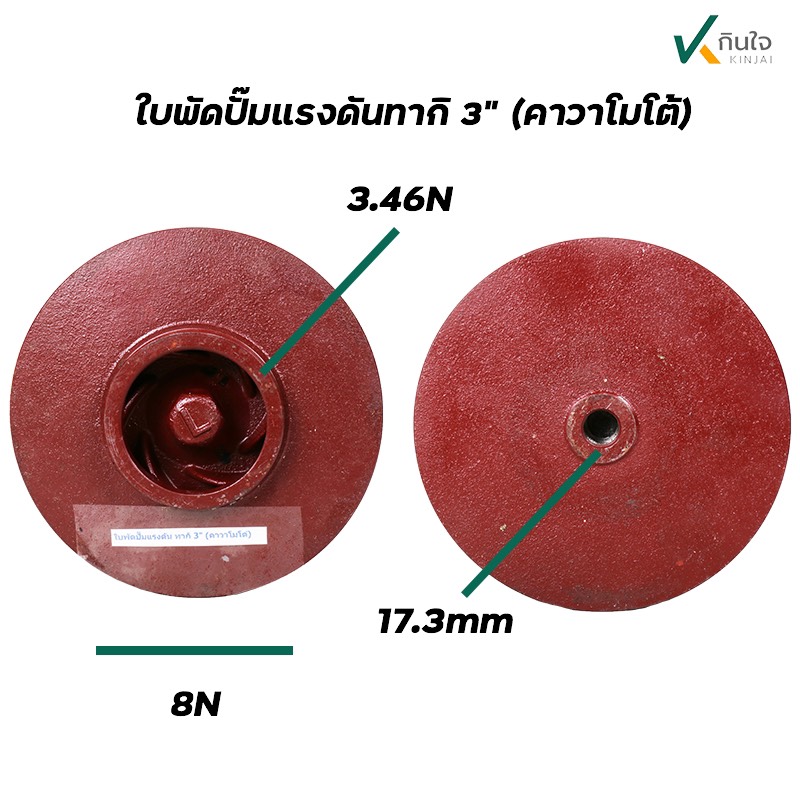 ใบพัดปั๊มแรงดันคากิ 3\ ใบพัดปั๊มแรงดันคากิ 3\