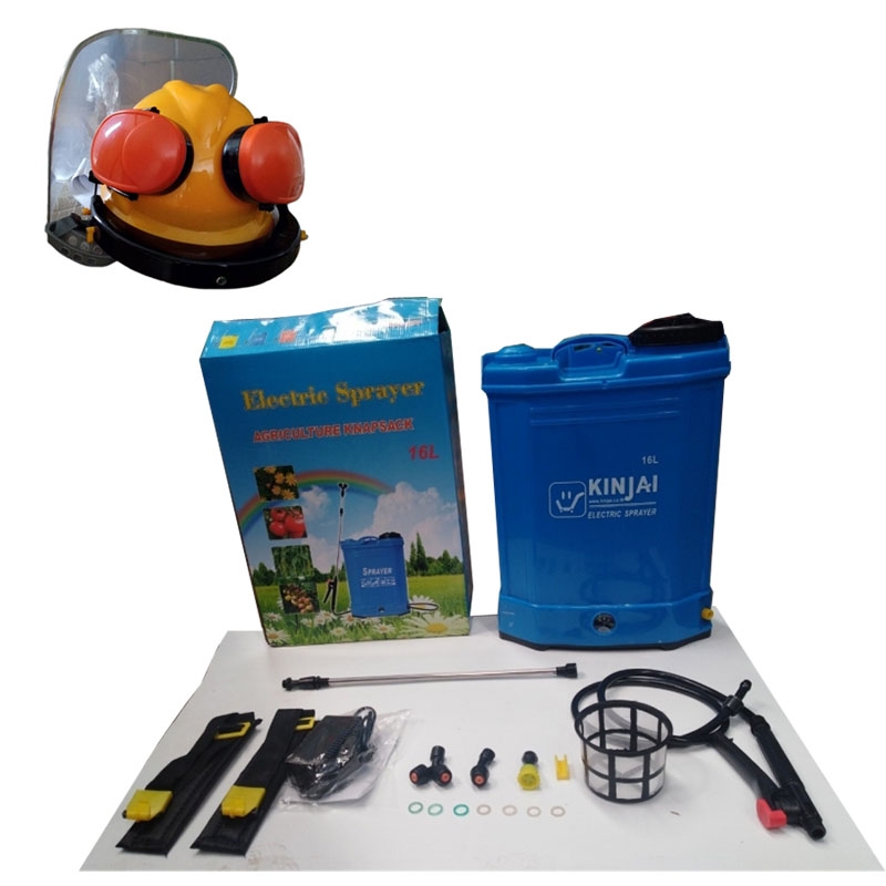 เครื่องพ่นยาแบตเตอรี่ ขนาด20 ลิตร อะไหล่ครบชุด แถมพิเศษหมวกนิรภัยกันน้ำยา เครื่องพ่นยาแบตเตอรี่ ขนาด20 ลิตร อะไหล่ครบชุด แถมพิเศษหมวกนิรภัยกันน้ำยา