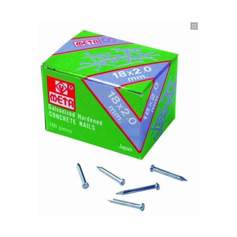 ตะปูคอนกรีต(ขาว) META  #080110-#080180#610012 ตะปูคอนกรีต(ขาว) META  #080110-#080180#610012