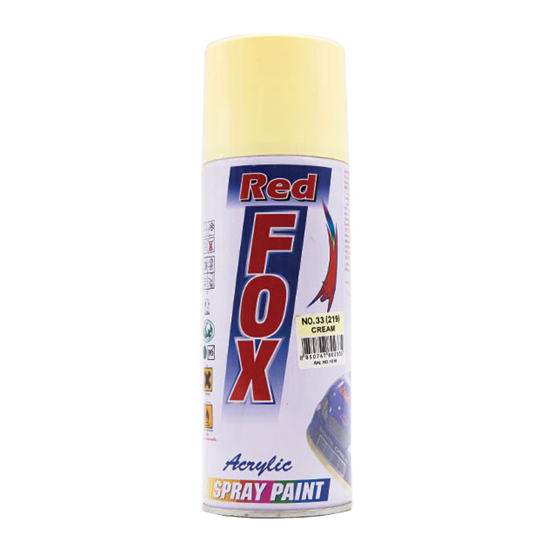 สีสเปรย์ เรดฟอกซ์ #33/219 สีครีม สีสเปรย์ เรดฟอกซ์ #33/219 สีครีม