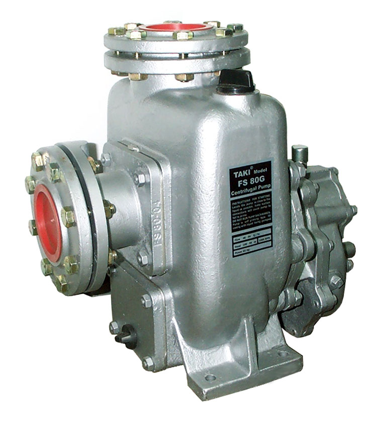 ปั๊มน้ำ TAKI PUMP Model FS 80 G ( close impeller ) self priming M/C ขนาด 3x3 และอะไหล่ ปั๊มน้ำ TAKI PUMP Model FS 80 G ( close impeller ) self priming M/C ขนาด 3x3 และอะไหล่