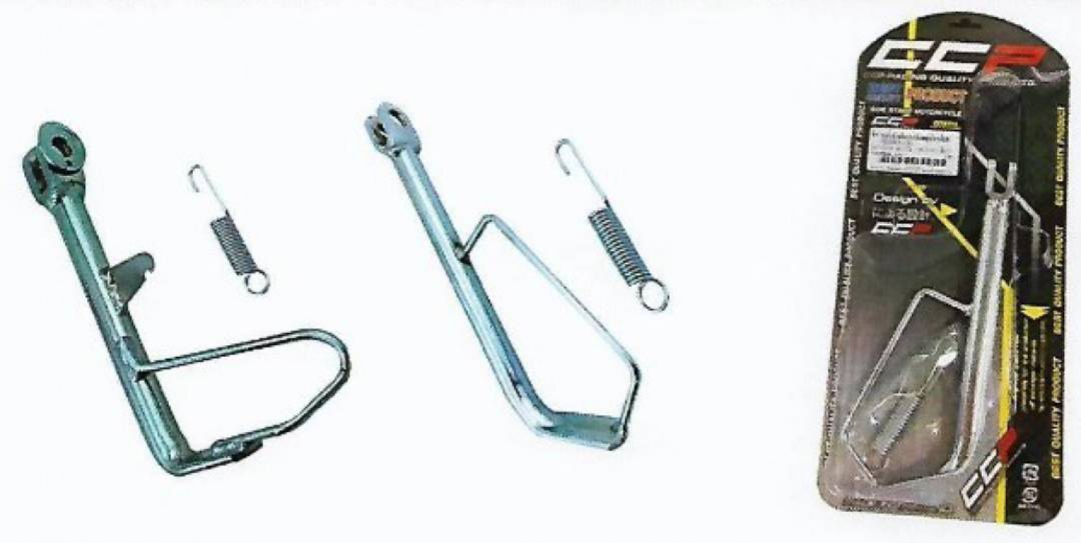 ขาตั้งข้างเดิมหนาพิเศษชุบโครเมี่ยมอย่างเดียว+สปริงใส่ (Slide pack) CCP ขาตั้งข้างเดิมหนาพิเศษชุบโครเมี่ยมอย่างเดียว+สปริงใส่ (Slide pack) CCP