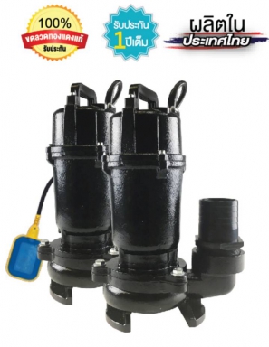 ปั๊มแช่ HIER เหล็กหล่อ 3 น้ำ ดูดโคลน HES-300