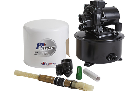 ปั๊มน้ำอัตโนมัติ MITSAN สำหรับสูบน้ำลึก AUTOMATIC DEEP WELL PUMP เจ๊ทเดี่ยว ครลชุด