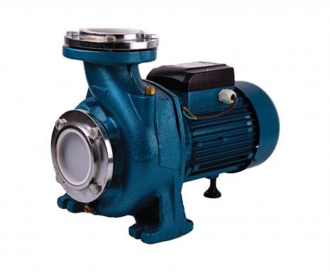 ปั๊มหอยโข่ง 3x3HP HE-330F HIERสีฟ้า และอะไหล่
