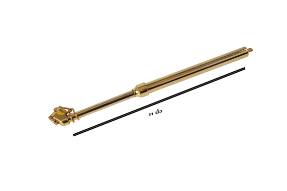 หัวเติมลม พร้อมเกจ์วัดลมในตัว สีทอง ไต้หวั่นแท้