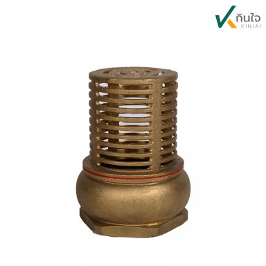 ฟุตวาล์วน้ำเต้าทองเหลืองแท้ อิตาลี (D) ขนาด 1.1/2 นิ้ว ราคาต่อ 5ตัว