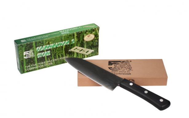 หินลับมีด Super Sharp (1200 Grit) ตราห้าเสือ