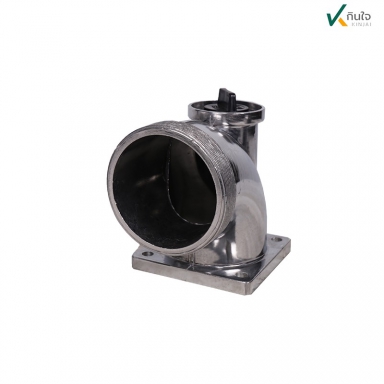อะไหล่ ปั๊มเพลาลอย HIER 4 นิ้ว TA-100 L มิเนียมเงาใหญ่ เฉพาะ ตอ+จุกล่อน้ำ