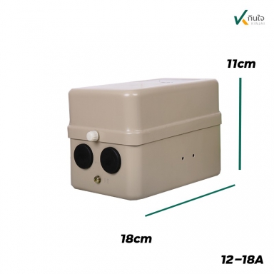 แม๊กเนติก+กล่อง IPG 22B 380V 12-18A ใช้กับ 10 แรง