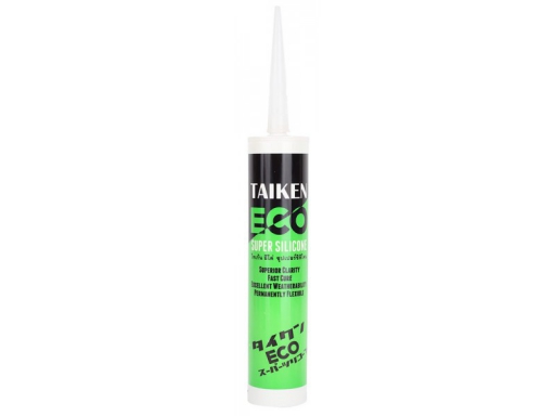 ซิลิโคน TAIKEN ECO # สีใส-ขาว-ดำ-อลูมิเนียม ราคาต่อ 1กล่อง กล่องละ 25 หลอด