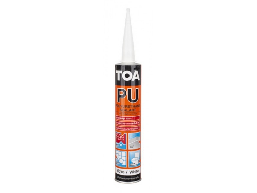 TOA โพลียูริเทน ซีลแลนท์ 310ml. สีขาว - เทา ราคาต่อ 1กล่อง กล่องละ 12หลอด
