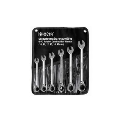 ประแจปากตายข้าง/แหวนฟรีข้าง META No.6677 6 ตช #113300