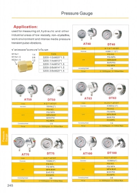 Pressure guage หน้า 245-251 สอบถามราคาก่อนสั่ง