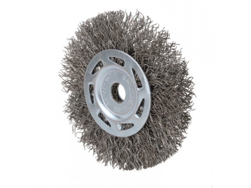 แปรงลวดกลมบาง สีขาว
