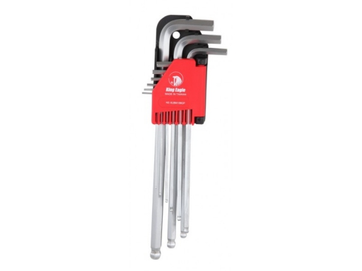 กุญแจหกเหลี่ยม 9 ตัวชุด King Eagle หัวบอล # SXLBM-109QP ราคาต่อ 1 ชุด