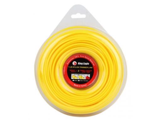 สายเอ็นตัดหญ้า King Eagle เส้นเหลี่ยม 1 ปอนด์