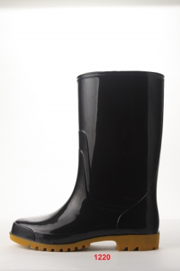 รองเท้าบูท BOWLING HITECH 1220 12''.2.0 ดำ/พื้นยาง 10-12.ราคา ต่อ 1โหล