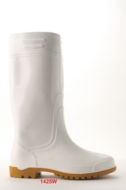 รองเท้าบูท BOWLING HITECH 1425-ขาว 14''.2.5w ขาว/พื้นยาง 10-12. ราคา ต่อ 1โหล