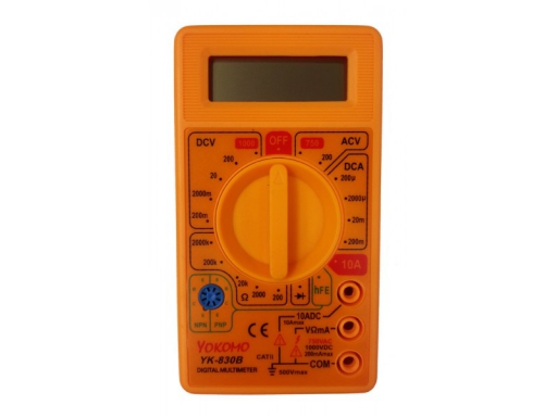 มัลติมิเตอร์ ตรา YOKOMO #YK-830B แบบดิจิตอล 1 ตัว