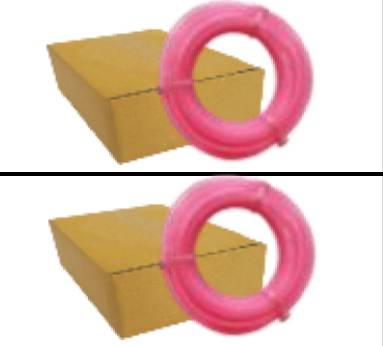 เอ็นตัดหญ้า N6 ยกกล่อง ตราSAKURAYA สีชมพู