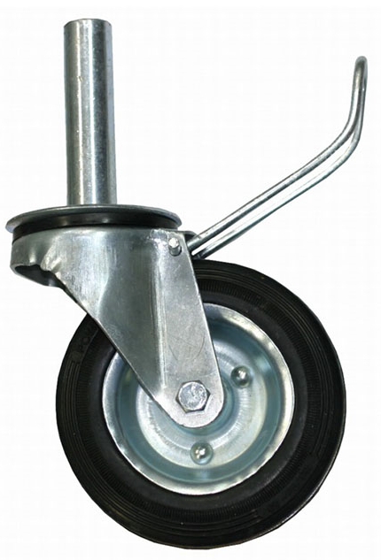 ล้อนั่งร้าน มีเบรค 8นิ้ว เพลา 1.1/8 นิ้ว