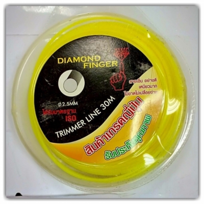 สายเอ็นกลมสีเหลือง30Mx2.5mm