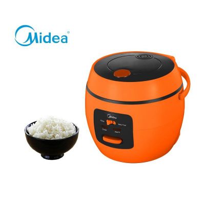 หม้อหุ้งข้าว(MR-070)0.8L 350W.ส้ม-ดำ