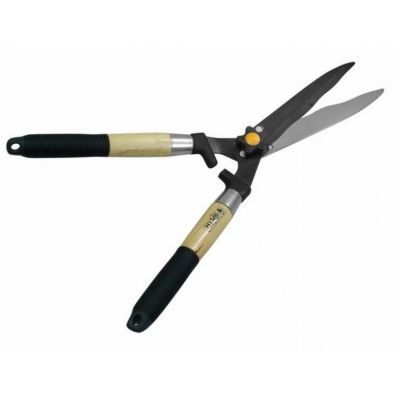 กรรไกรตัดหญ้าด้ามไม้โอ๊ค ใบหยัก META No.JH-615-BW #014260