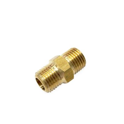 ข้อต่อตรง (เกลียวนอก-นอก) (Brass fitting)
