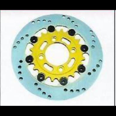 จานดิสเบรค KW 8 หมุด JDB-K51 รุ่น PCX MSX WAVE-110 I 220 MM ไส้ทองเหลือง หมุดน้ำเงิน