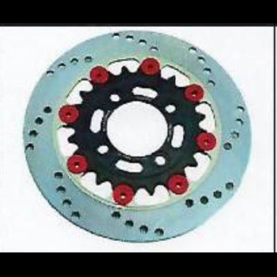 จานดิสเบรค KW 8 หมุด JDB-K52 รุ่น PCX MSX WAVE-110 I 220 MM ไส้สีดำ หมุดแดง