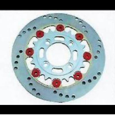 จานดิสเบรค KW 8 หมุด JDB-K53 รุ่น PCX MSX WAVE-110 I 220 MM ไส้สีเทา หมุดแดง