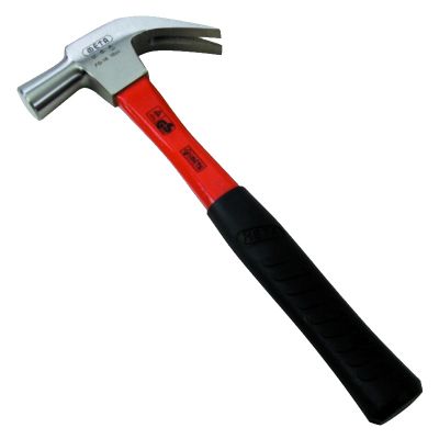 ค้อนหงอนถอนตะปูด้ามไฟเบอร์ META FG-16 16 Oz ขนาด 27 mm #030580