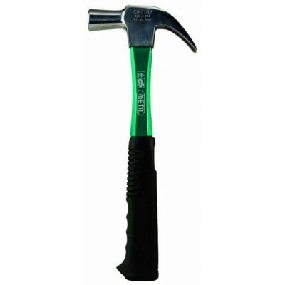 ค้อนหงอนถอนตะปูมีแม่เหล็กด้ามไฟเบอร์ META ขนาด 27 mm #030112