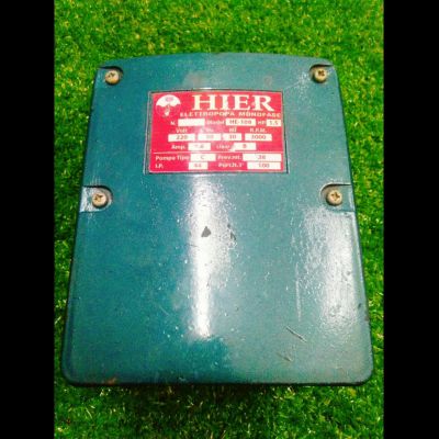 ฝาครอบคอนเดนเซอร์ ปั๊มหอยโข่งHE-108 1X1 1.5HP แท้