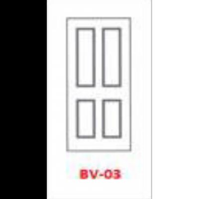 ชุดบานประตู UPVC BRAVO ลูกฝักและบานเจาะเกล็ดระบาย BV-03 TOP DIAMOND FINGER