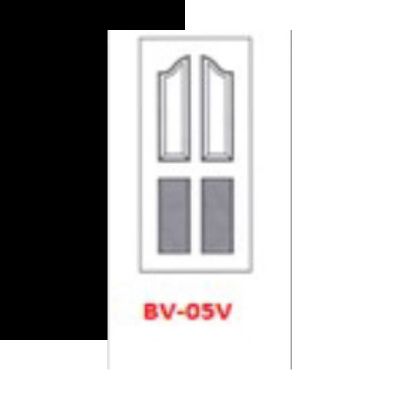 ชุดบานประตู UPVC BRAVO ลูกฝักและบานเจาะเกล็ดระบาย BV-05 V TOP DIAMOND FINGER