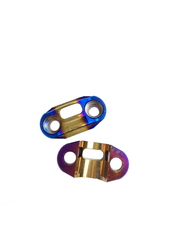 ประกับตุ๊กตาแฮนด์cnc ชุบทอง ไทเทเนียม PCX MSX 01 ประกับตุ๊กตาแฮนด์cnc ชุบทอง ไทเทเนียม PCX MSX 01