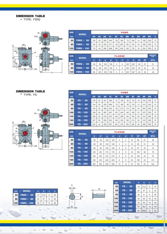 ปั๊มSelf priming TAKI FSR & FS และอะไหล่4 ปั๊มSelf priming TAKI FSR & FS และอะไหล่4