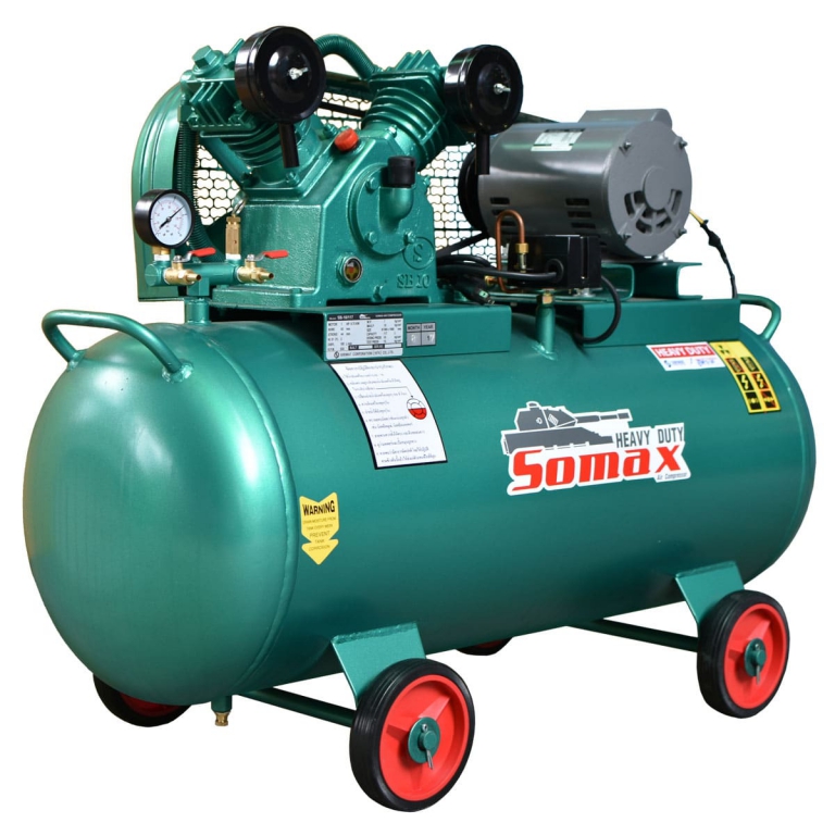 ปั๊มลมลูกสูบ 1 แรงม้า ถัง 117 ลิตร1 ปั๊มลมลูกสูบ 1 แรงม้า ถัง 117 ลิตร1