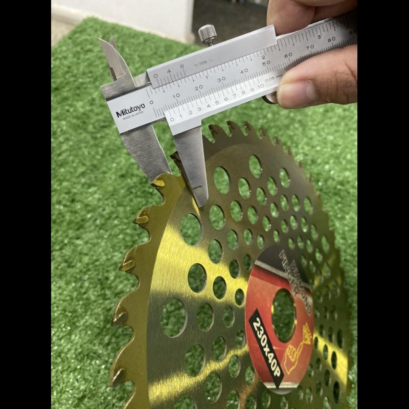 ใบวงเดือน 9นิ้ว40ฟัน สีทอง+3 ใบวงเดือน 9นิ้ว40ฟัน สีทอง+3